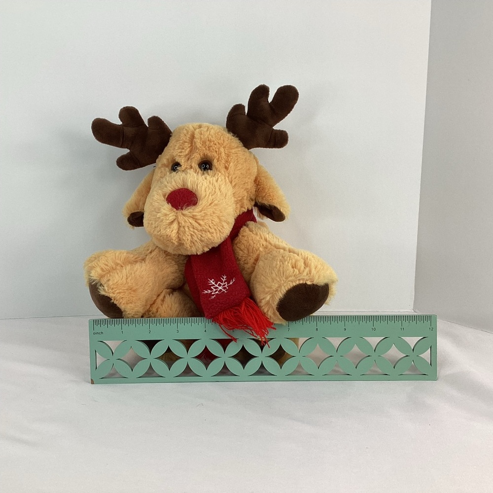 Cozy Christmas Companion Adorable Plush Deer Reindeer Elk Stuffed Animal - Picture 8 of 8